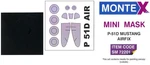 Montex 1/72 North American P-51D Mustang Canopy & Wheels Paint Mask Airfix. Fixed Price $5.99.