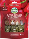Oxbow Simple Rewards Baked Treats With Bell Pepper And Hay For Small Pets 3 Oz.. Fixed Price $7.99.
