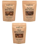 Portland Pet Food Company Brew Biscuit Dog Treats (3 X 5 Oz Bags Variety Pack.... Fixed Price $37.59.