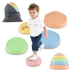 5 Pcs Stepping Stones For Kids W/storage Bag Motor Skills, Strength, Ages 3+. Fixed Price $29.99.