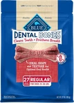 Dental Bones Regular Natural Chew Dog Treats Bag Value Pack. Fixed Price $46.99.