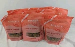 Bocce's Bakery Oven Baked Moo-la-la Treats For Dogs Wheat-free Case Of 12 Bags. Fixed Price $24.95.
