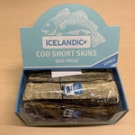 Icelandic+ Cod Short Skins: 36 Pack Dog Treat Chews, 8-10" Strips Pet Snack. Fixed Price $69.99.