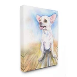 Stupell Industries Chihuahua Dog Pet Animal Watercolor Painting Canvas Wall A.... Fixed Price $62.69.
