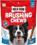 Milk-bone Brushing Chews Daily Dental Dog Treats, Small/medium, 35 Count. Fixed Price $28.13.
