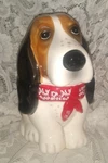 Cute The Pioneer Woman Henry Basset Hound Dog Snacks Treats Candy Jar. Fixed Price $34.95.