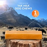 Himalayan Yak Milk Bones For Medium Dogs - 1PC, Long Lasting And Hard Chews. Fixed Price $8.41.