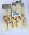 (3) Package Of 2 Hartz Combo Rawhide Pig Skin Chew 10" Bones 8.4OZ Large Dog. Fixed Price $34.99.