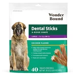 Wonder Bound Chicken Dental Sticks Large Dogs 40CT. Fixed Price $22.79.