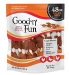 Good 'n' Fun Triple Flavor Kabobs, Rawhide Chews For All Dogs, 48 Oz. Fixed Price $26.36.
