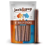 Jack&pup Inch Bully Sticks, Single Ingredient Long Lasting Dog Chews (6 Oz,.... Fixed Price $40.86.