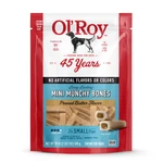 Ol' Roy Peanut Mini Munchy Bones Dog Treats, Butter, 19 Oz. Fixed Price $6.49.