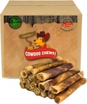 Cowdog Chews Rawhide Gourmet Meaty Rolls 7-8" 20 Count Premium Treats Beef. Fixed Price $41.99.