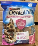 Dentalife Plus Immune Support Dog Treats For Large 19 Ct. 22.6OZ Pouch. Fixed Price $13.00.