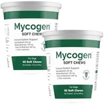 Mycogen Soft For Dogs - 8 Mushroom Blend Immune Support 120 Chews. Fixed Price $94.99.