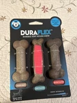 Chase 'n Chomp Duraflex Durable Soft Nylon Chew Small Dogs 3 Pack (2BRD1). Fixed Price $21.00.