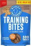 Buddy Biscuits Soft & Chewy Bacon Flavor Dog Training Treats, 10 Oz. Pouch. Fixed Price $8.95.