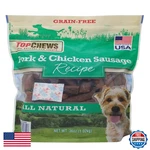 Top Chews Pork Chicken Sausage Dog Treats 100 Natural 36 Oz 2.25 Lbs. Fixed Price $47.37.