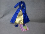 Barbie Fashion Ave Evening Wear Royal Blue Gold Gown Mattel Dress 18120. Fixed Price $21.99.