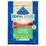 Blue Dental Bones Mini Size Dog Treats 12OZ Wholesome Healthy Chews. Fixed Price $22.39.