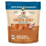 Golden Rewards Chicken Flavor Premium Dry Jerky Treats For All Dogs, 64 Oz. Fixed Price $35.60.