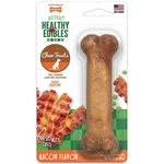 Nylabone Healthy Edibles Bacon Dog Chews Natural Wolf Size, 1 Count. Fixed Price $13.99.