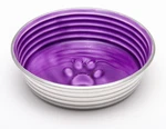 Medium Lilac Purple Stainless Steel Dog Bowl No Skid Durable Pet Feeder. Fixed Price $25.29.