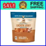 Golden Rewards Chicken Flavor Premium Dry Jerky Treats For All Dogs, 64 Oz. Fixed Price $34.91.