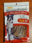 Chomp'ems Naturally Delicious Bully Sticks Long Lasting No Hide Dogchews EXP4/26. Fixed Price $29.96.