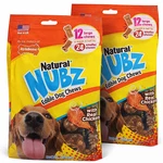 2PK Nylabone Natural Nubz Real Chicken Dog Chews Large 12 Ct Exp 2028+. Fixed Price $32.99.
