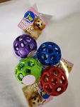 Jw Pet Hol-ee Roller Ball Dog Treat Toy Small 3 Rubber Puzzle 4 Pack. Fixed Price $19.99.