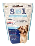 Kirkland Signature 8-IN-1 Multi-benefit Soft Chews For Dogs, 250-COUNT. Fixed Price $39.98.