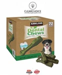 New Usa Kirkland Signaturee Dental - 72 Dog Chews, 1 Bag, Green. Fixed Price $42.99.