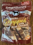 New Smart Bones Chicken & Veggies Rawhide Chew Dog Treats 15 Mini Sticks 6.6 Oz. Fixed Price $9.95.