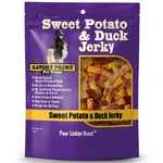 Savory Prime Duck Jerky Sweet Potato Dog Treats. Fixed Price $16.00.