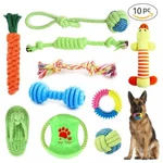 Dog Toys For Aggressive Chewers Puppy Teething Rope Treats Fun 10 Pack. Fixed Price $16.95.
