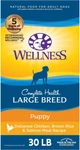 Wellness Complete Health Large Breed Puppy Recipe Dry Dog Food, 30-LB Bag. Fixed Price $41.99.