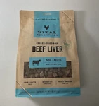 Vital Essentials Beef Liver Dog Treats - Gluten Free Large 15 Oz Bag. Fixed Price $29.95.