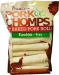 Scott Pet Pork Chomps Baked Rolls Dog Treats Large 18 Count. Fixed Price $37.99.