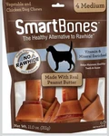 Smartbones Peanut Butter Dog Chew, Medium, 11.0 Oz Pieces/pack Exp. 04/2028. Fixed Price $11.55.