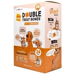 Ultra Chewy Double Bones Peanut Butter Flavor Dry Dog Treats -68OZ/24PK. Fixed Price $23.99.