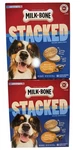 (2) Milk-bone Stacked Dog Treats 10OZ Crunchy Biscuit Molasses Peanut Butter. Fixed Price $34.99.