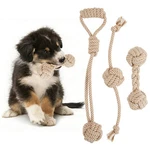 3PCS Rope For Small & Medium Dogs, Natural Chew Tug Toys, Teething Re. Fixed Price $29.69.