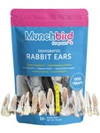 Munchbird Dehydrated Rabbit Ears 100G (3.5 Oz) 12-15 Pcs For Dogs, European F.... Fixed Price $39.05.