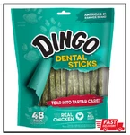 Dingo Tartar And Breath Dental Sticks For All Dogs 48-COUNT. Free Shipping. Fixed Price $9.80.