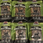 Redbarn Bully Braids Lot 6 Bags 18 Sticks Beef Pizzelle Dog Chews Treats C5. Fixed Price $77.77.