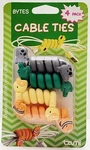 Tzumi Bytes Cable Ties Protectors, 4 Pack Computer Cords/organization Bag Seal. Fixed Price $9.99.