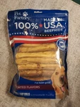 18-PACK Pet Factory Usa Beef & Chicken Hide Chip Rolls Chews For Dogs, 5" Long. Fixed Price $15.99.