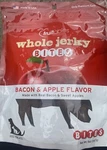 Fruitables Whole Jerky Bites Bacon & Apple Flavor Dog Treats New Best By 8/15/25. Fixed Price $7.99.