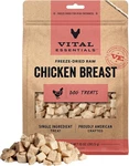 Vital Essentials Freeze Dried Dog Treats Chicken Breast ,10 Oz Bag. Fixed Price $46.00.